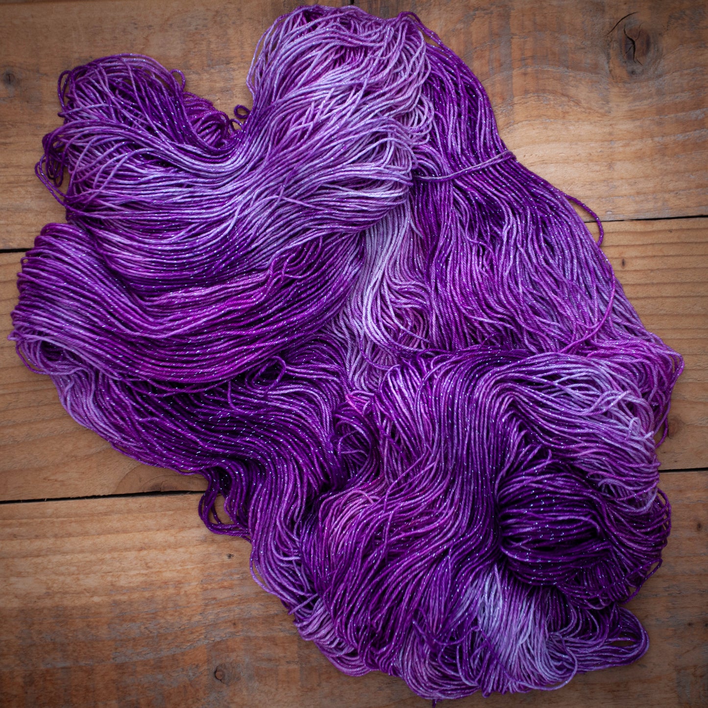 Superwash Merino/Nylon Sparkle - 4ply/fingering weight - hand dyed yarn - Ready to Ship