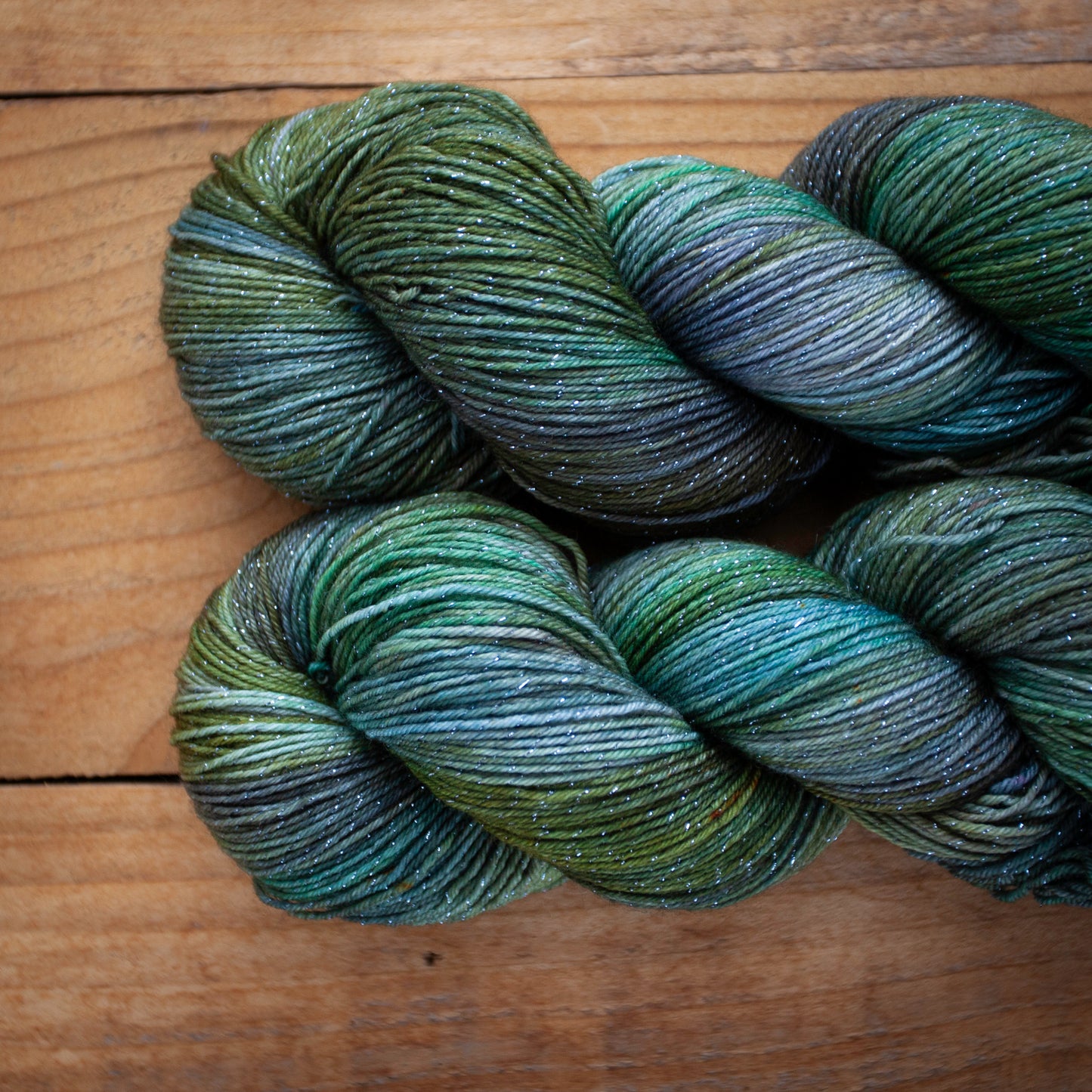 Superwash Merino/Nylon Sparkle - 4ply/fingering weight - hand dyed yarn - Ready to Ship