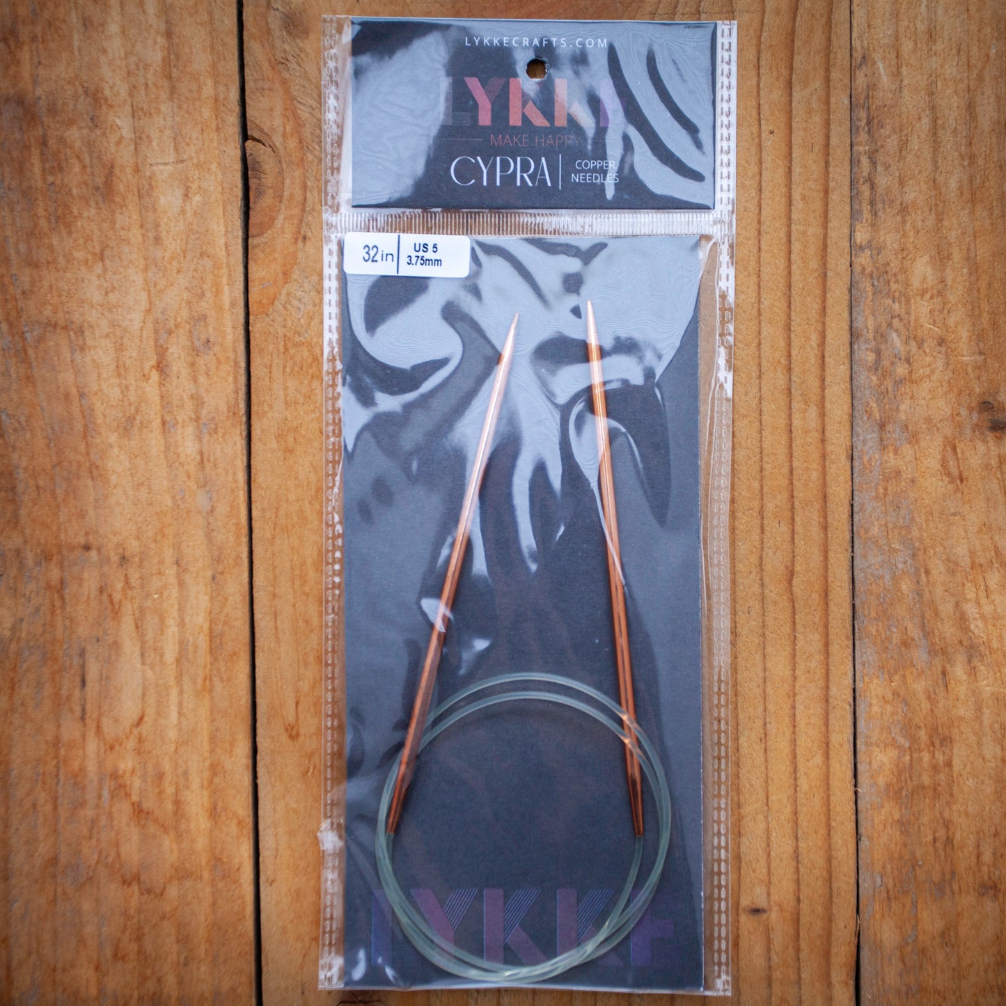 Lykke Cypra 32" Fixed Circular Knitting Needles – Copper (Various Sizes)