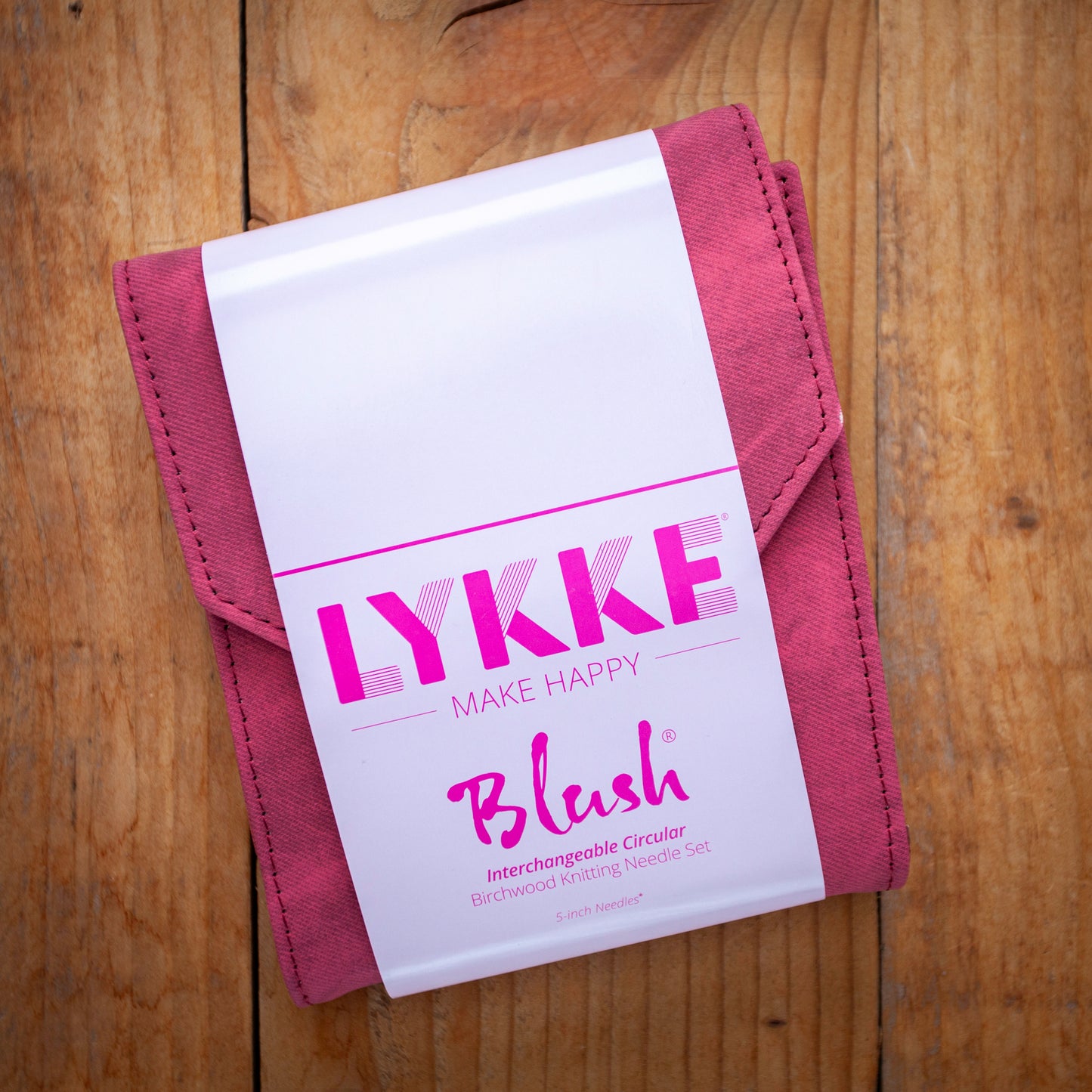 Lykke Blush 5" Interchangeable Needle Starter Set – Crimson