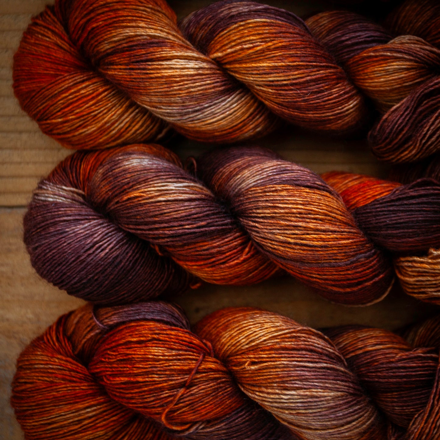 Yak Silk Singles 4ply - extra large skein 120g - hand dyed yarn - Ready to Ship