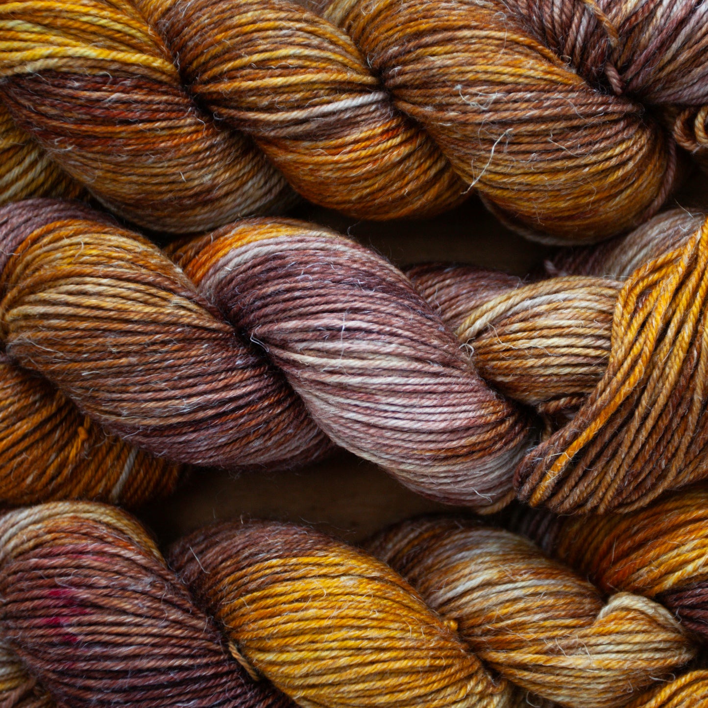 Superwash Merino/Linen/Yak - DK weight - hand dyed yarn - Ready to Ship