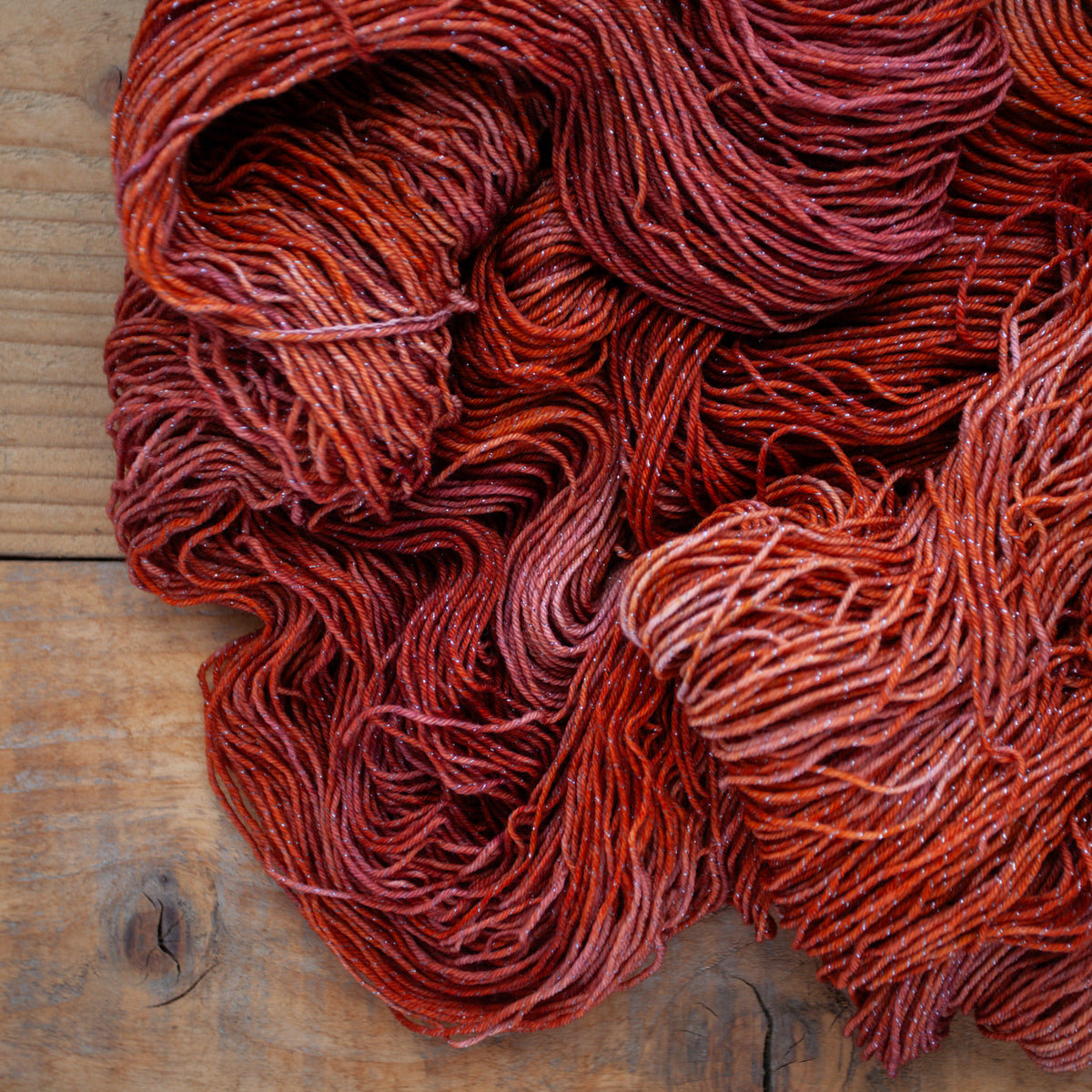 Superwash Merino/Nylon Sparkle - 4ply/fingering weight - hand dyed yarn - Ready to Ship