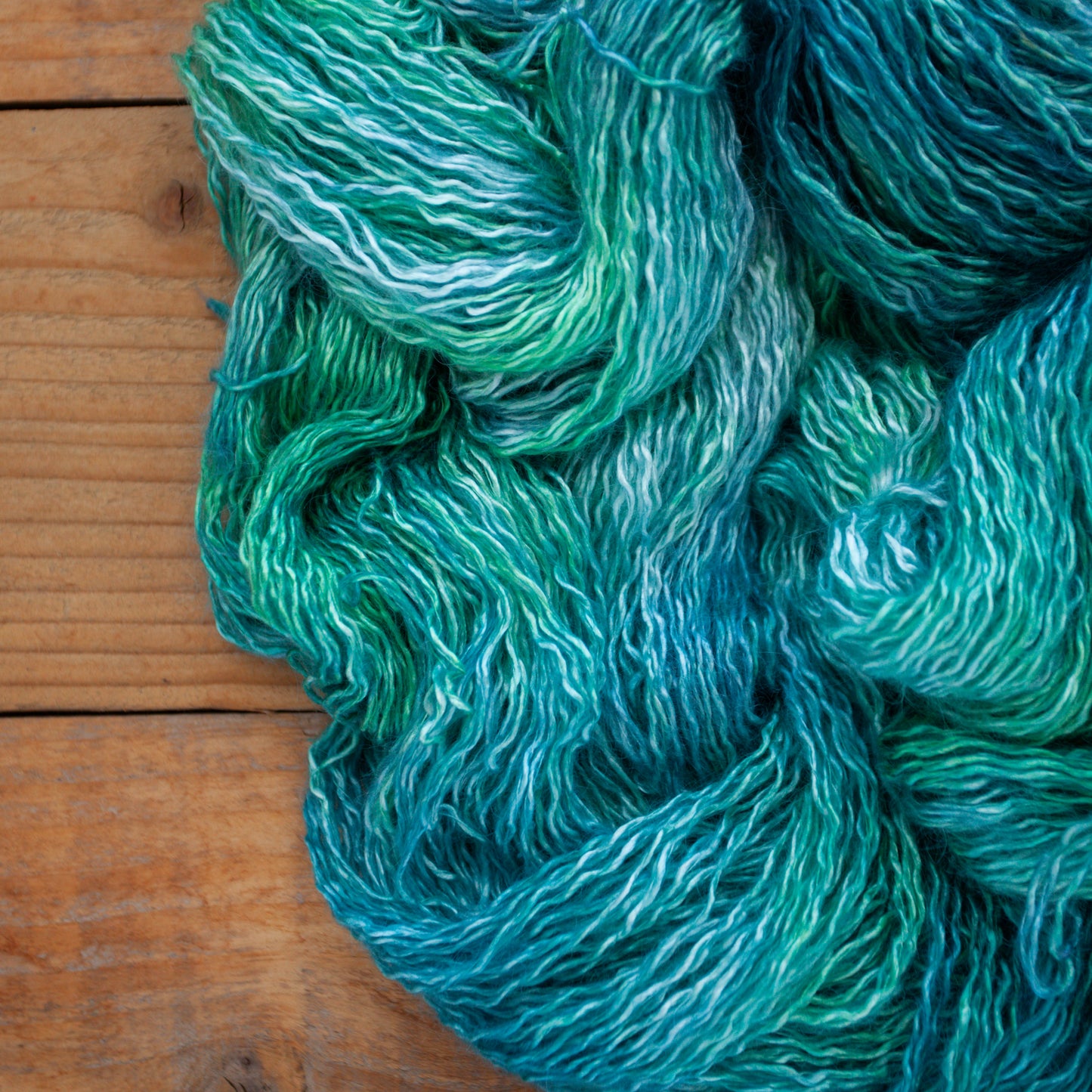 Silk Baby Suri Alpaca - fingering weight 4ply - hand dyed yarn - Ready to Ship