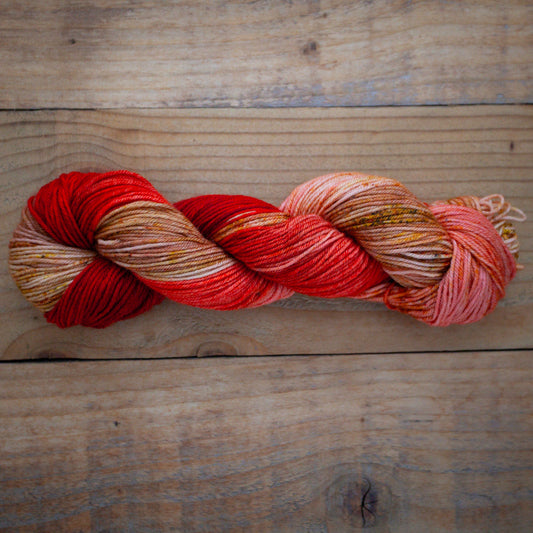 "Maple Leaves" - Superwash BFL DK - limited quantity - ready to ship