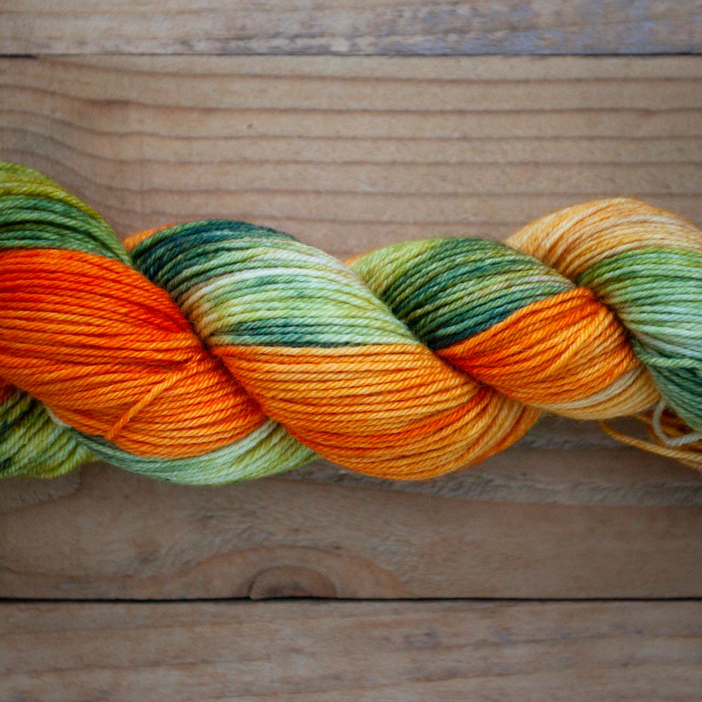 "Chanterelle Season" - Superwash BFL DK - limited quantity - ready to ship
