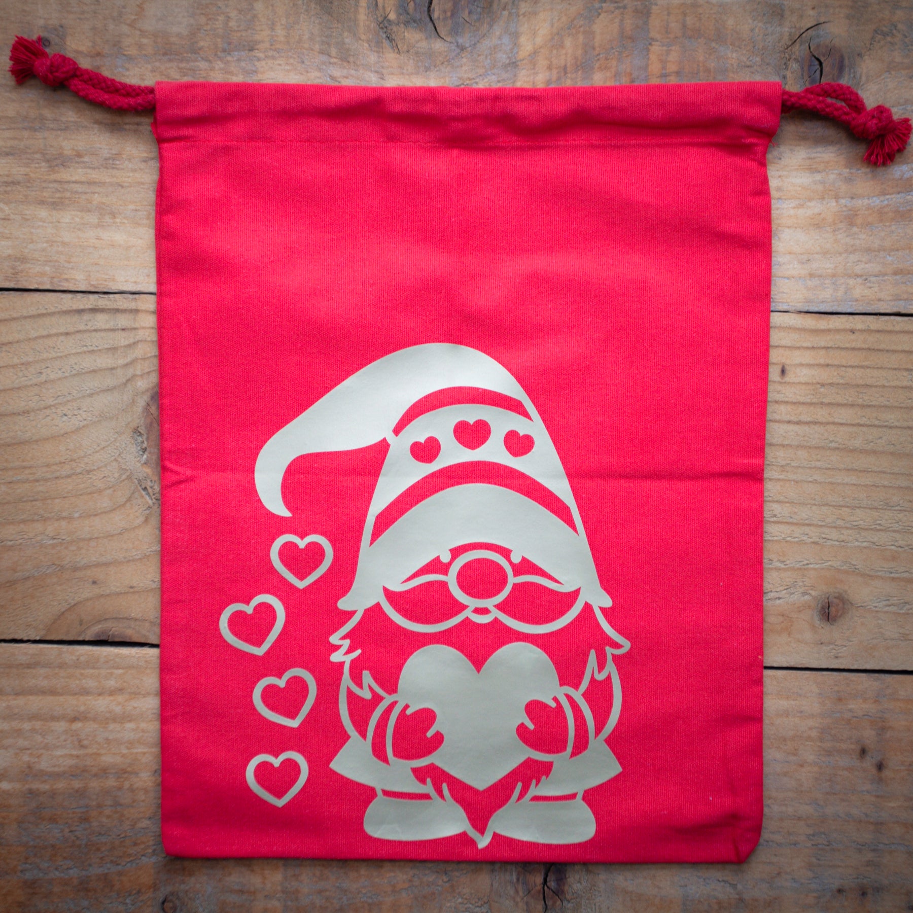 Cotton project bag for knitting, crochet, yarn storage large