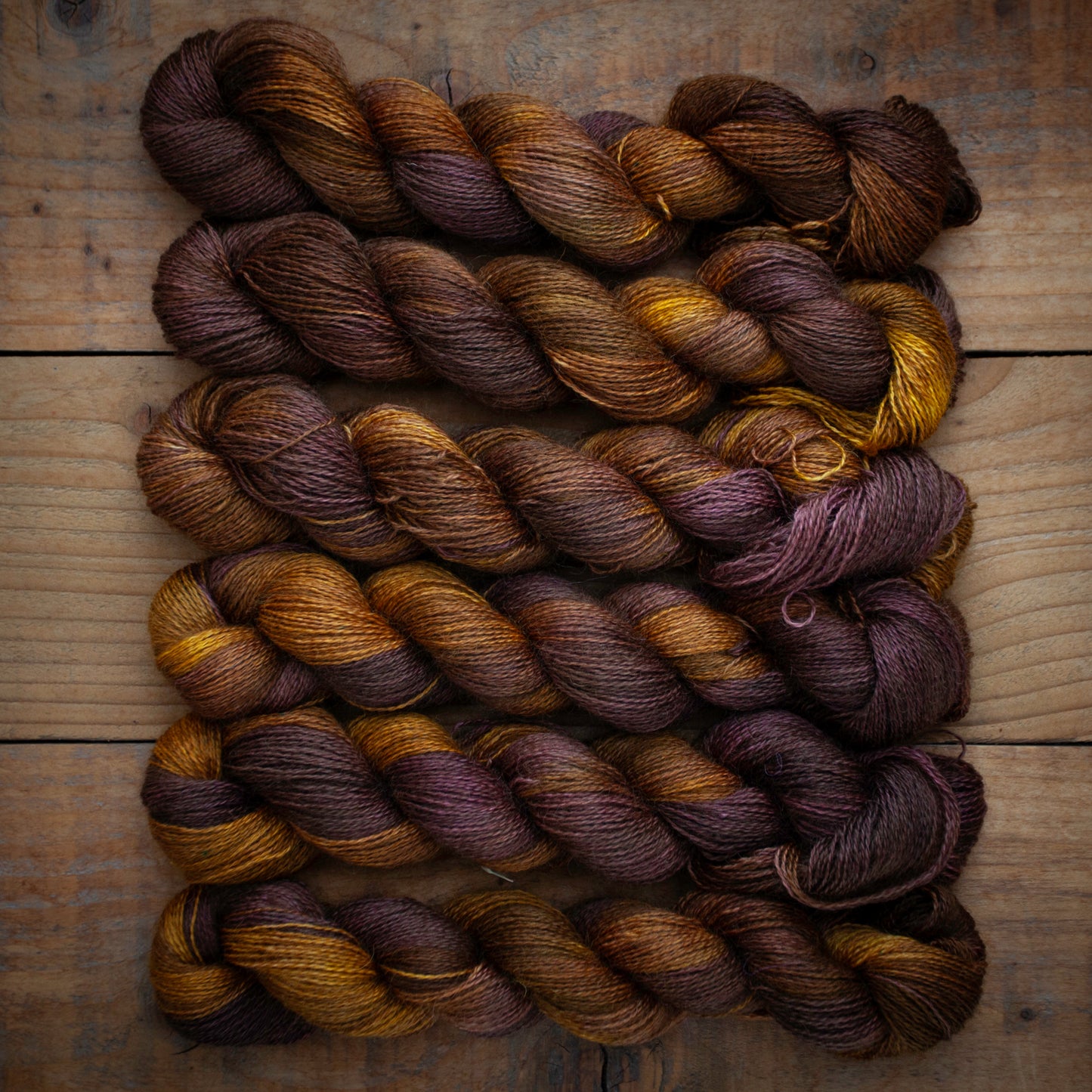 Corriedale Mohair 4ply hand dyed yarn - Ready to Ship