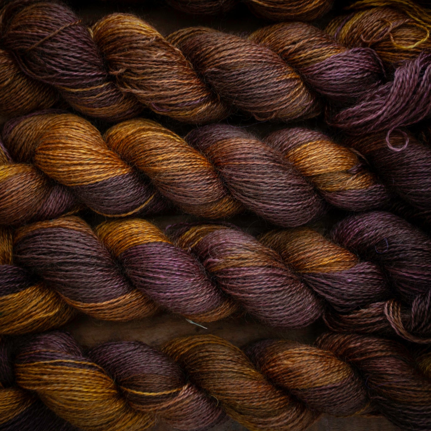 Corriedale Mohair 4ply hand dyed yarn - Ready to Ship