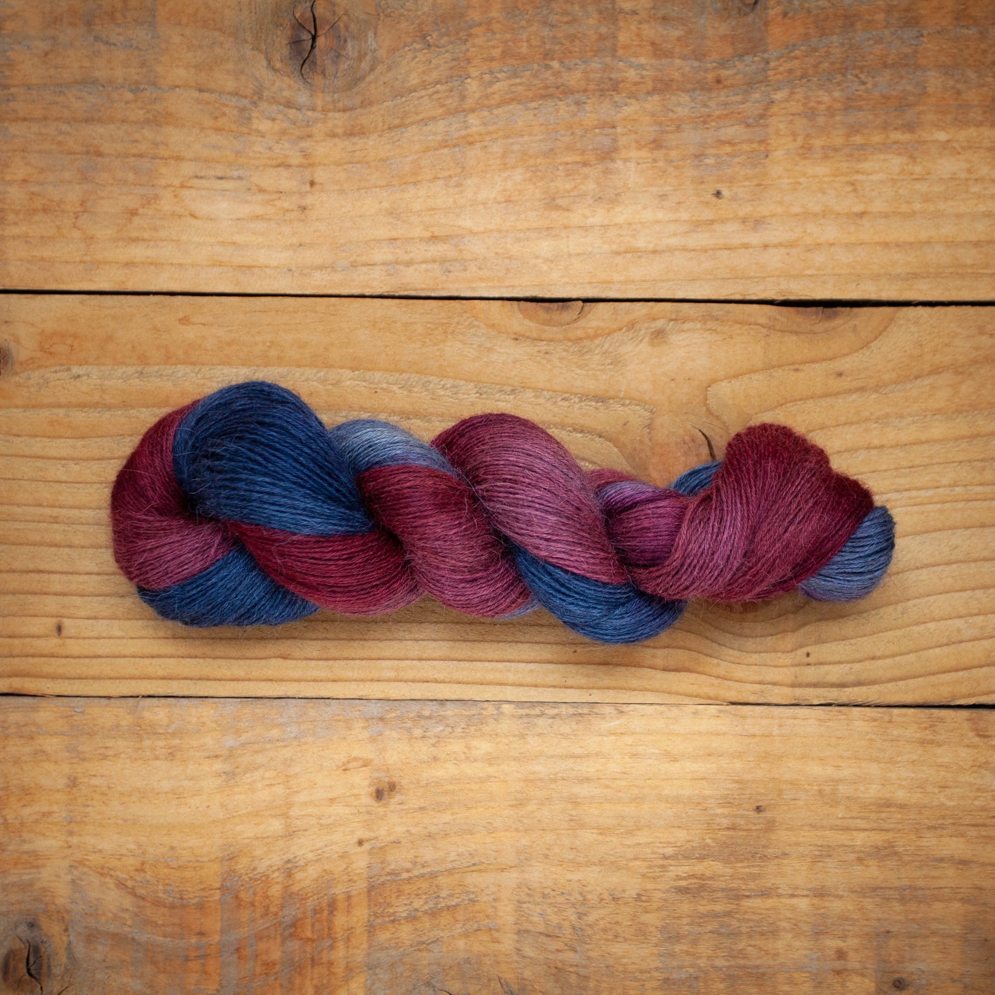 100% Baby Llama yarn - 4ply hand dyed yarn - sock weight - Ready to Ship