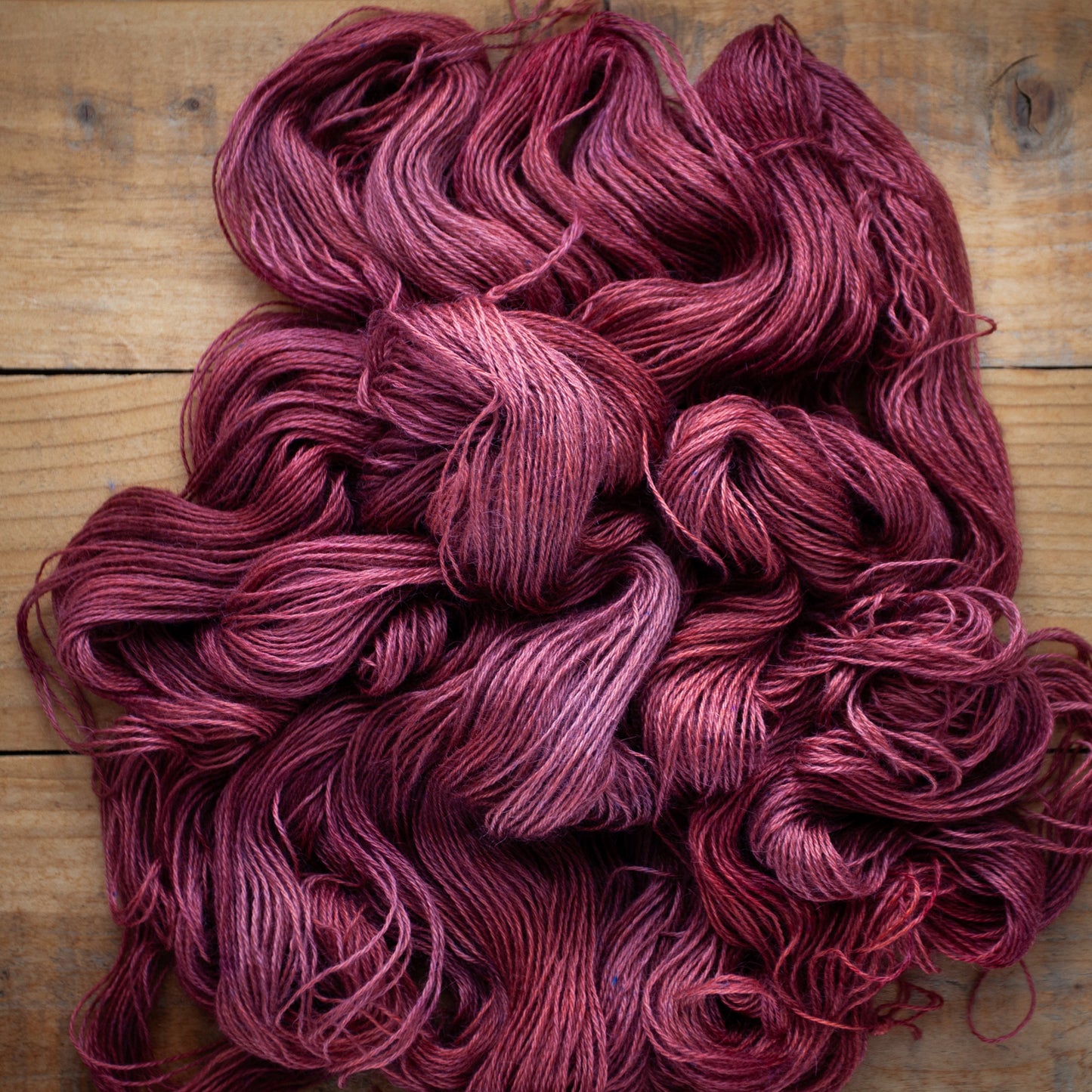 100% Wensleydale DK hand dyed yarn - Ready to Ship