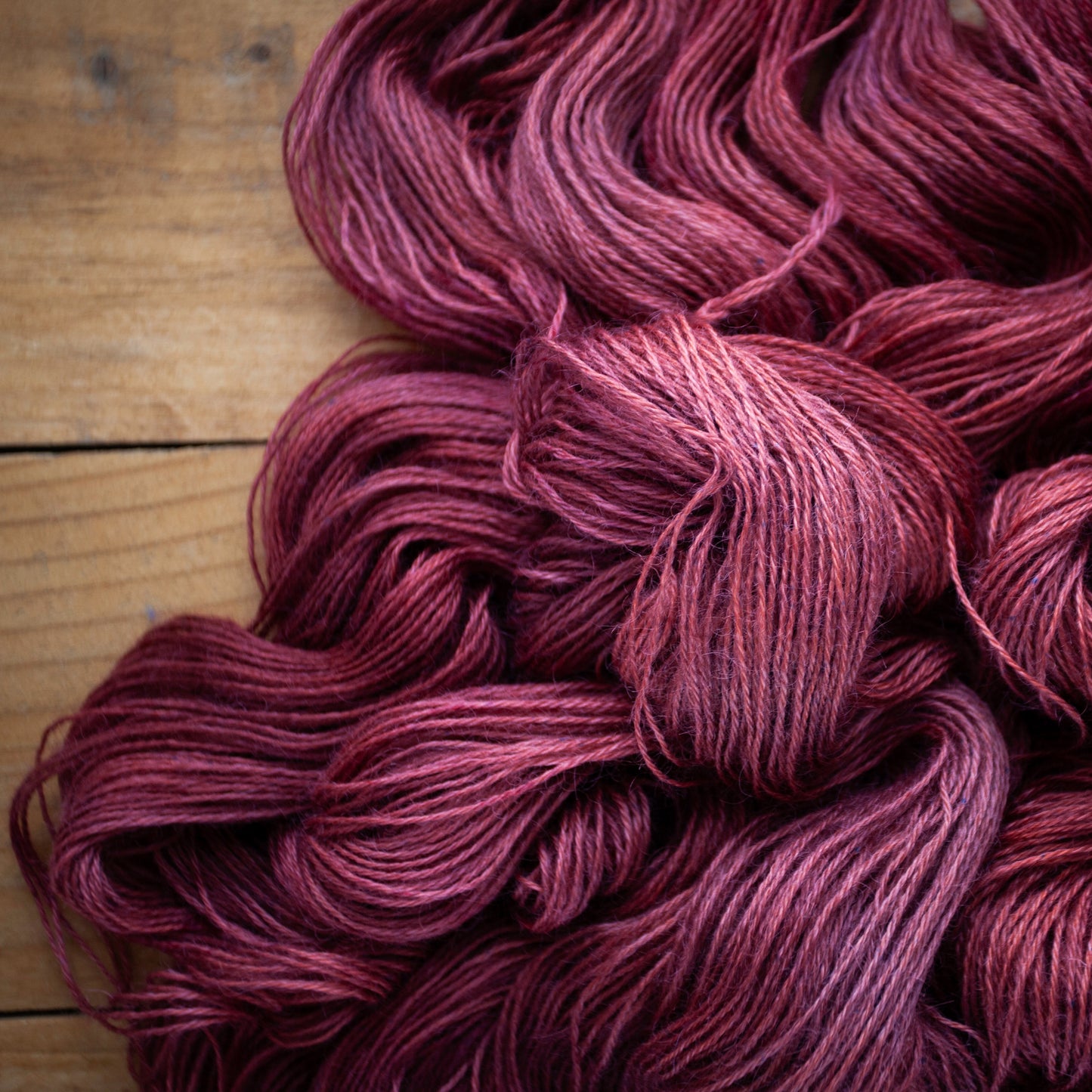 100% Wensleydale DK hand dyed yarn - Ready to Ship