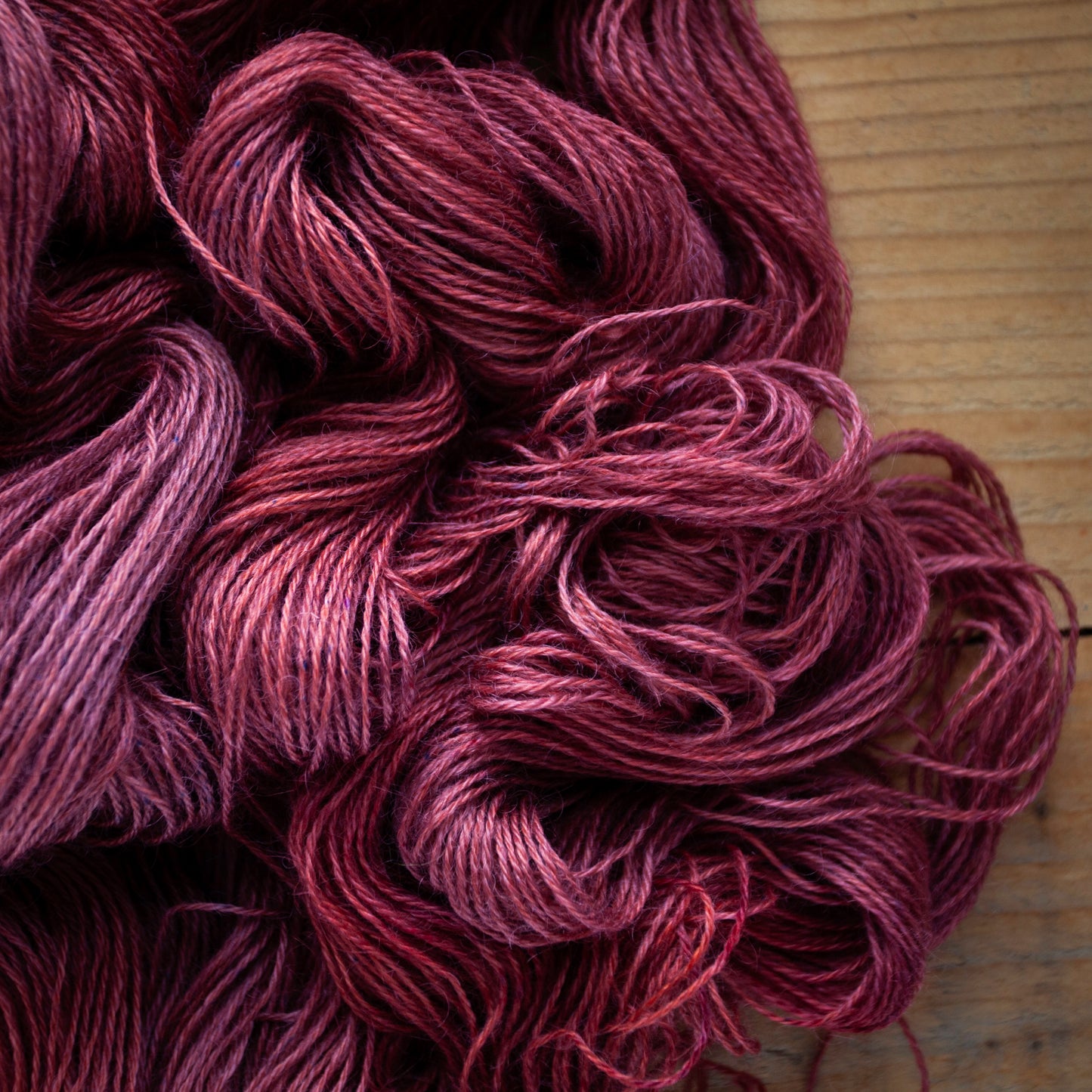100% Wensleydale DK hand dyed yarn - Ready to Ship