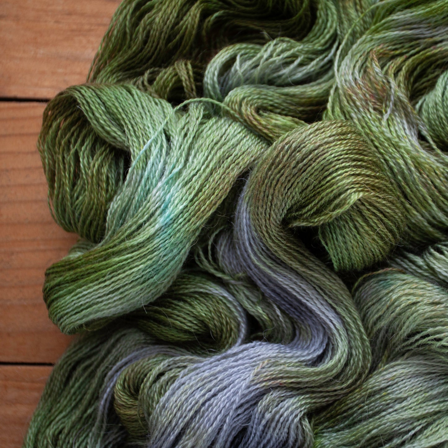 Corriedale Mohair 4ply hand dyed yarn - Ready to Ship