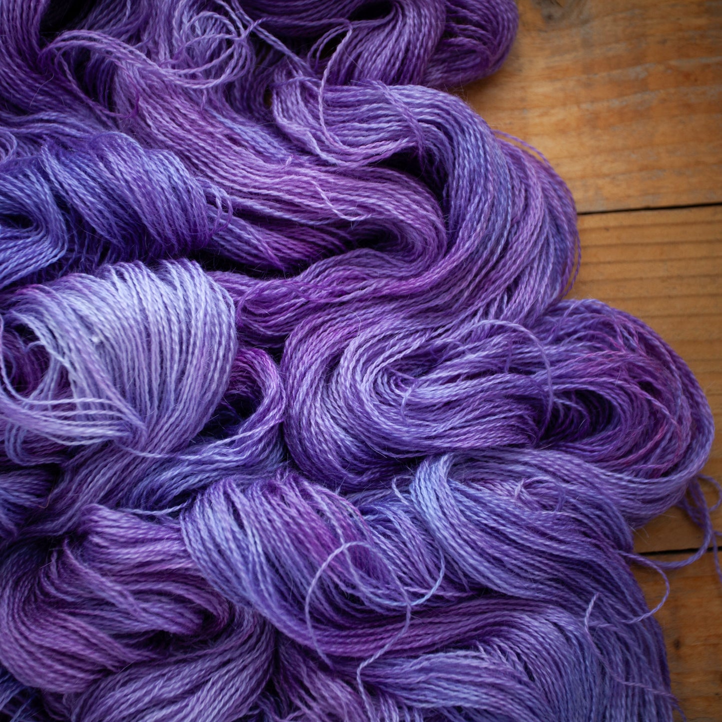 Corriedale Mohair 4ply hand dyed yarn - Ready to Ship