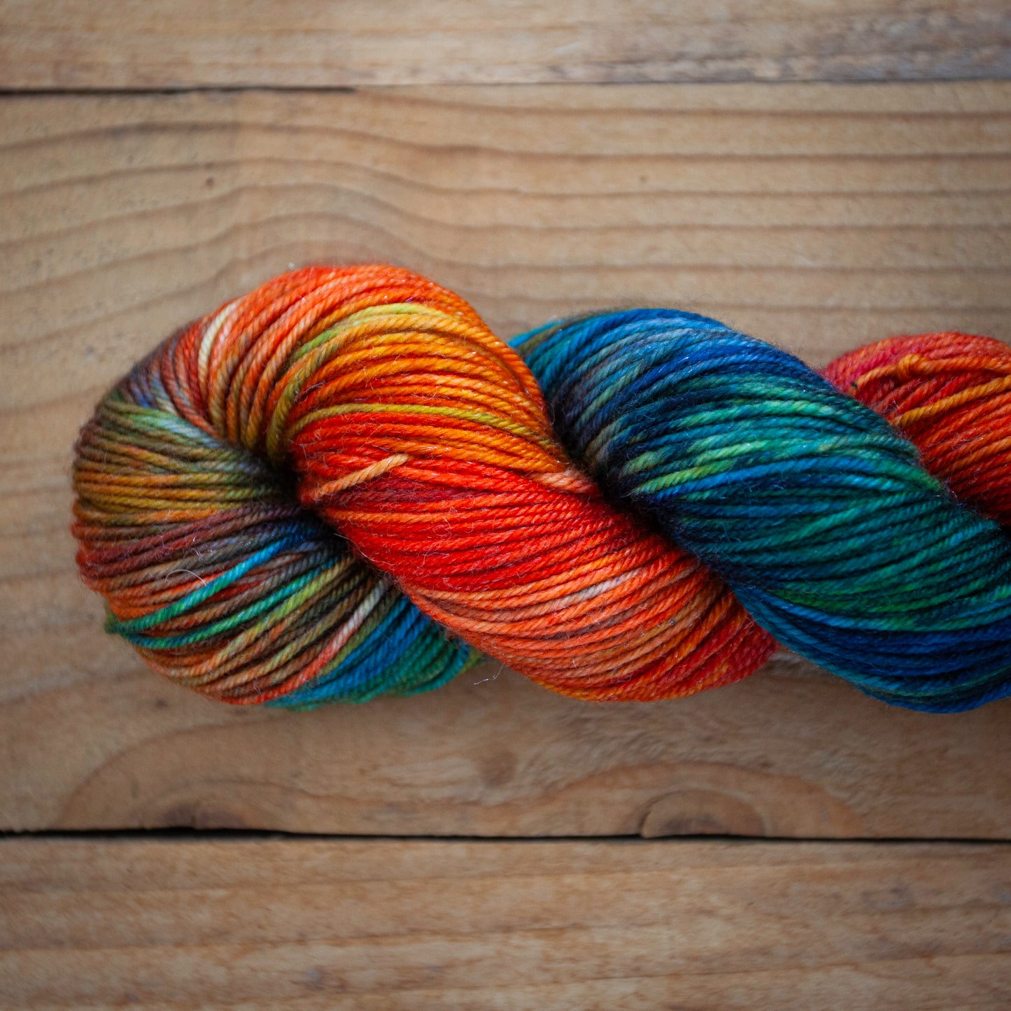 Superwash Merino/Nylon with subtle sparkle - DK weight - hand dyed yarn - in stock and ready to ship