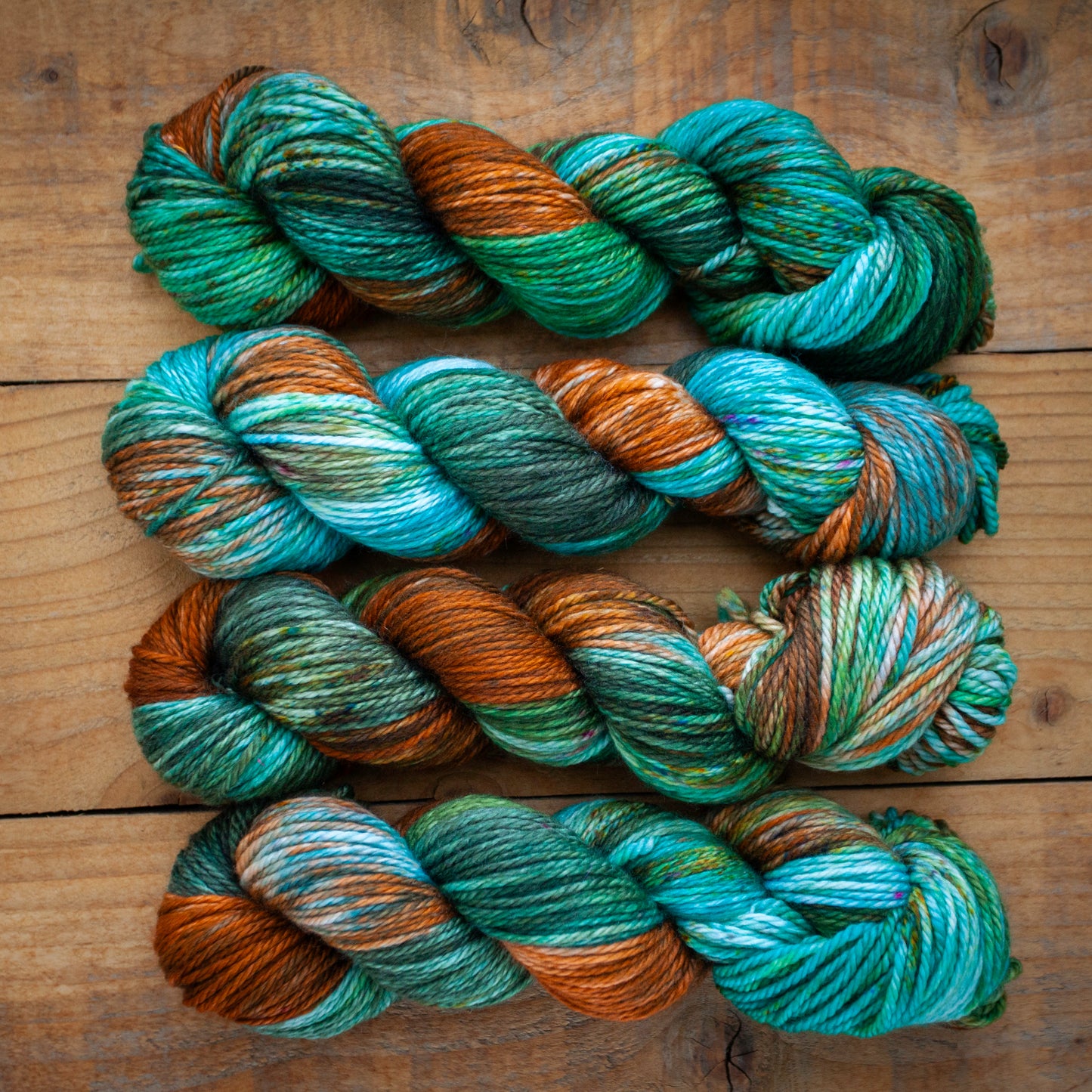 Superwash Merino/Cashmere/Nylon - Aran weight - hand dyed yarn - Ready to Ship