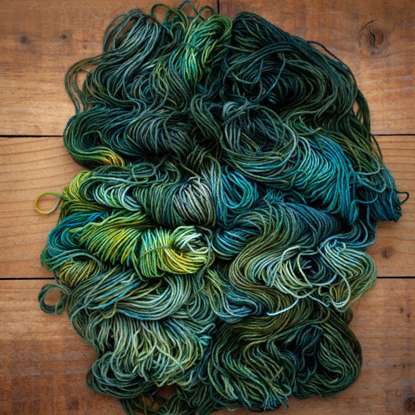 100% Superwash Bluefaced Leicester - DK weight - hand dyed yarn - Ready to Ship