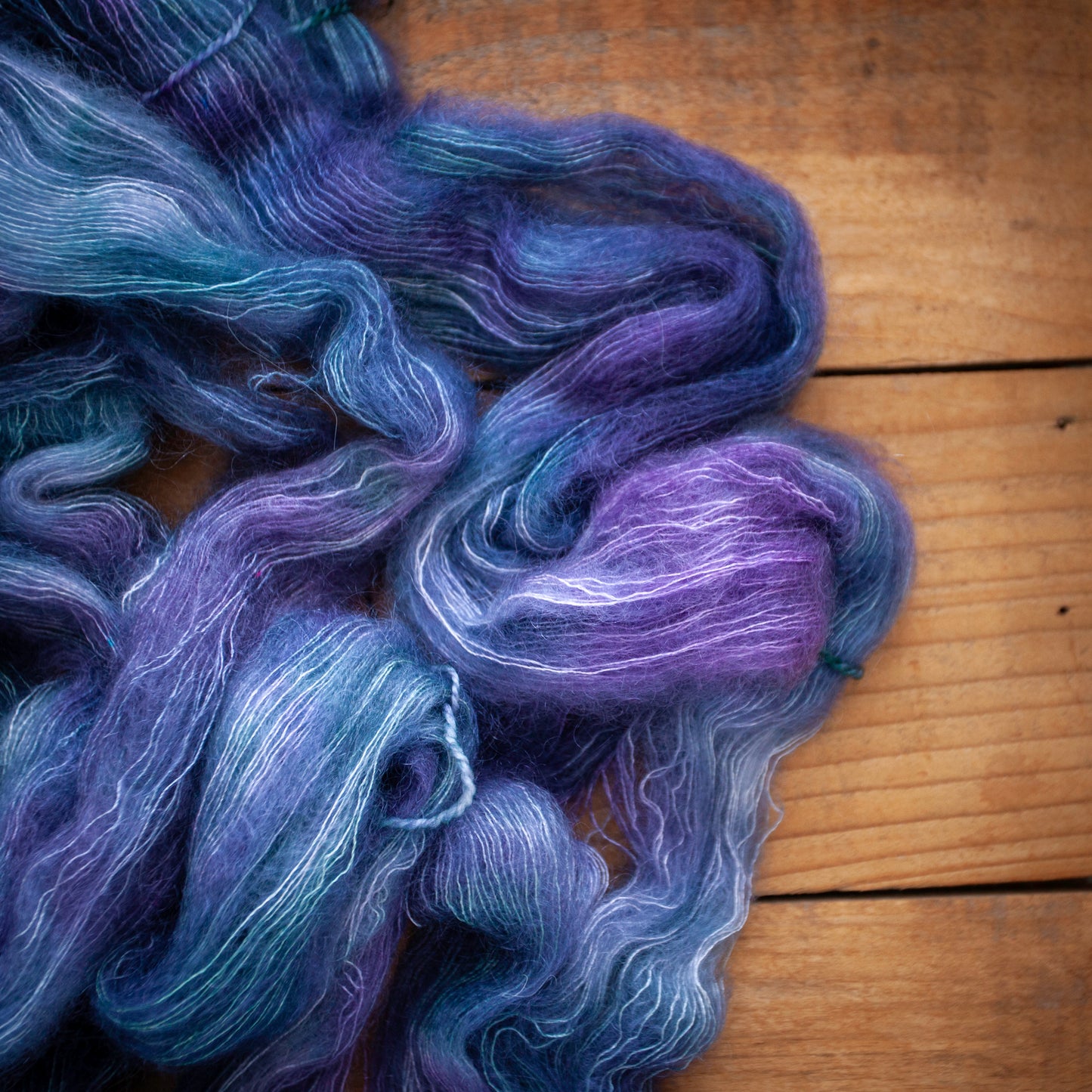 Kid Silk Mohair - lace weight - hand dyed yarn - Ready to Ship