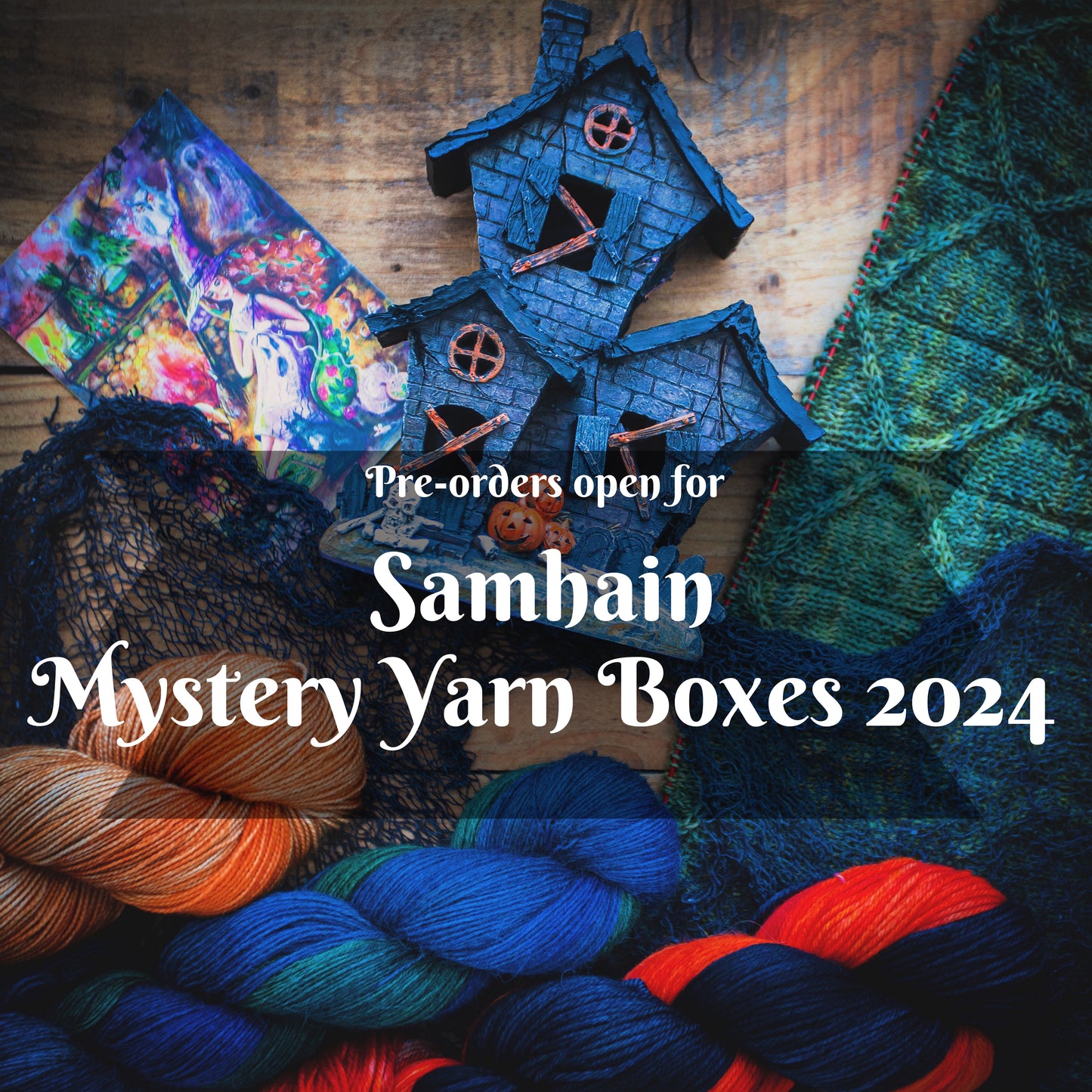 Ready to ship - Halloween mystery yarn box - Samhain 2024