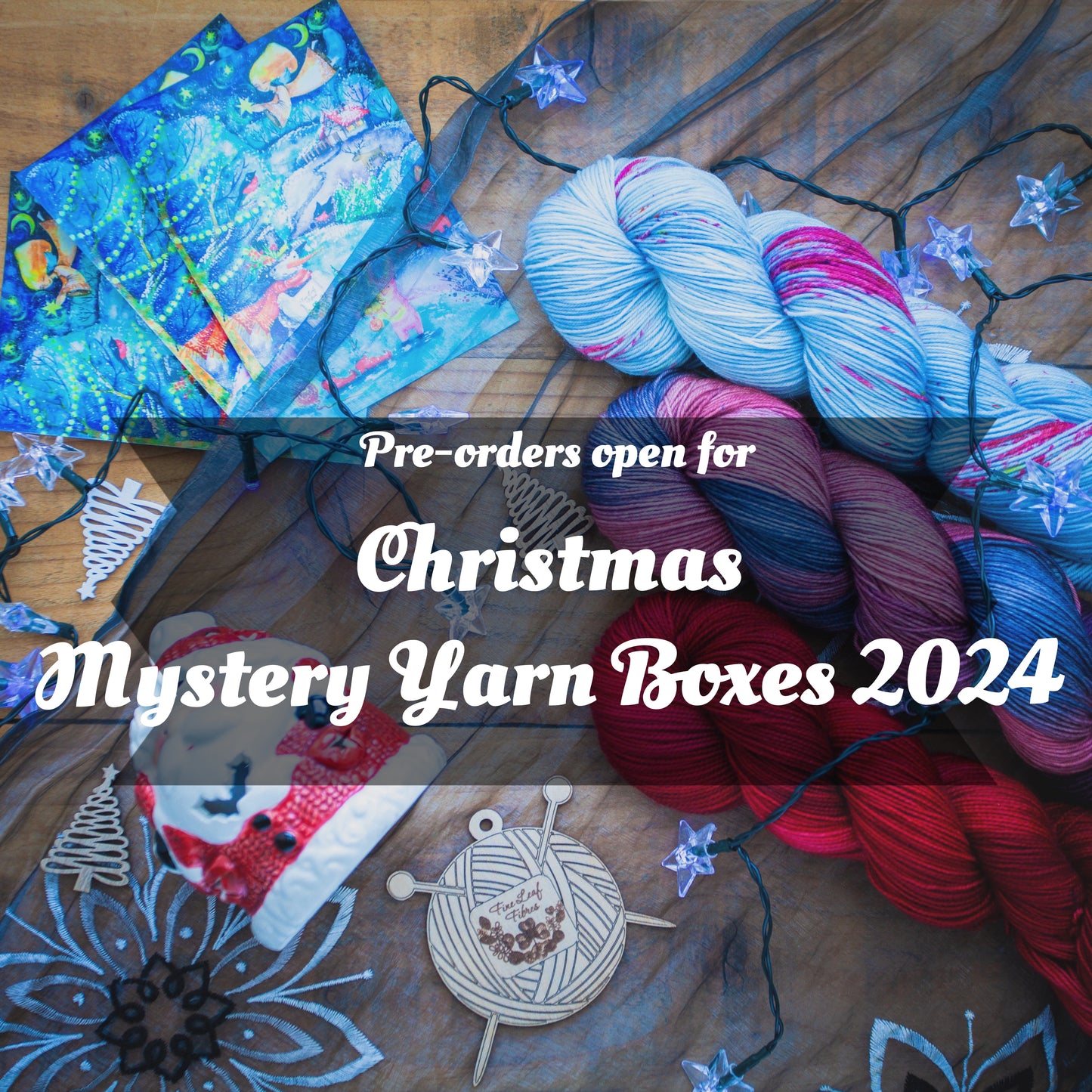 Pre-order Christmas mystery yarn box 2024