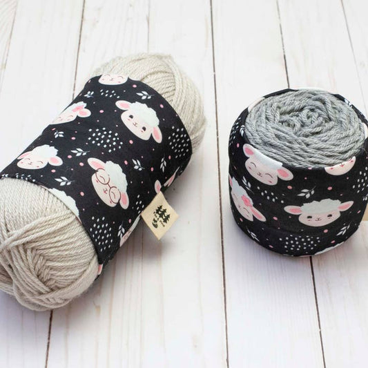 Yarn sleeve (yarn cozy) - Fox & Pine Stitches - Sleepy Sheep