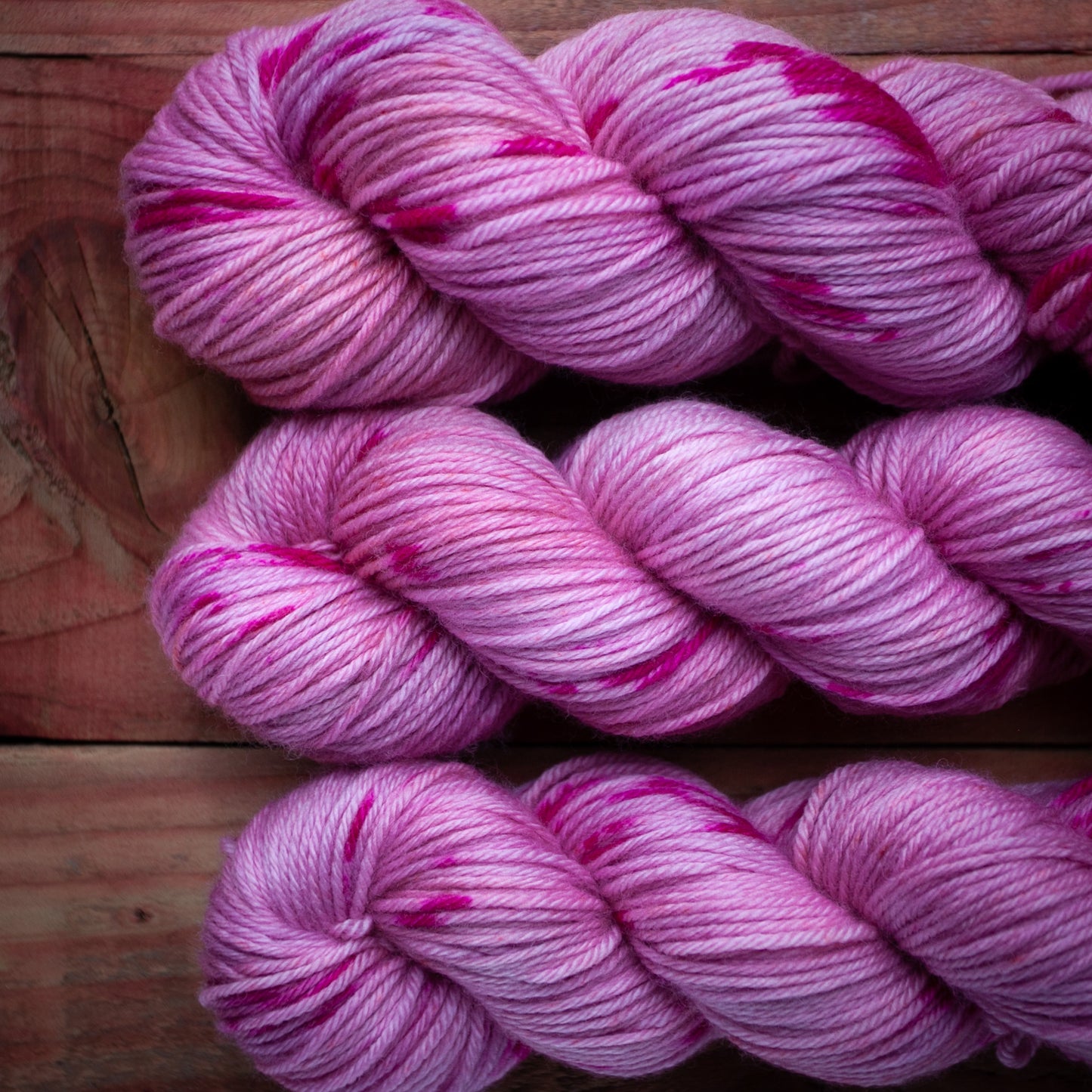 "Peony Blush" - hand dyed yarn