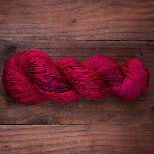"Berry Compote" - hand dyed yarn