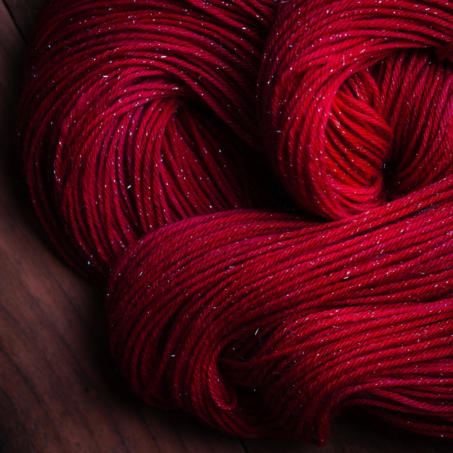 "Berry Compote" - hand dyed yarn