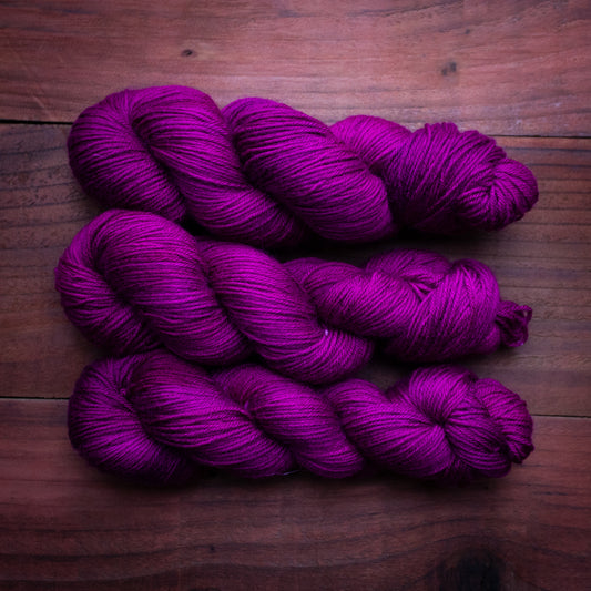 "Plum Jam" - hand dyed yarn