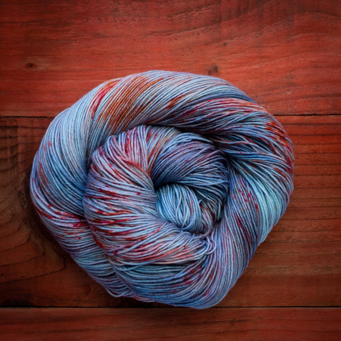 "Frosted Berries" - hand dyed yarn