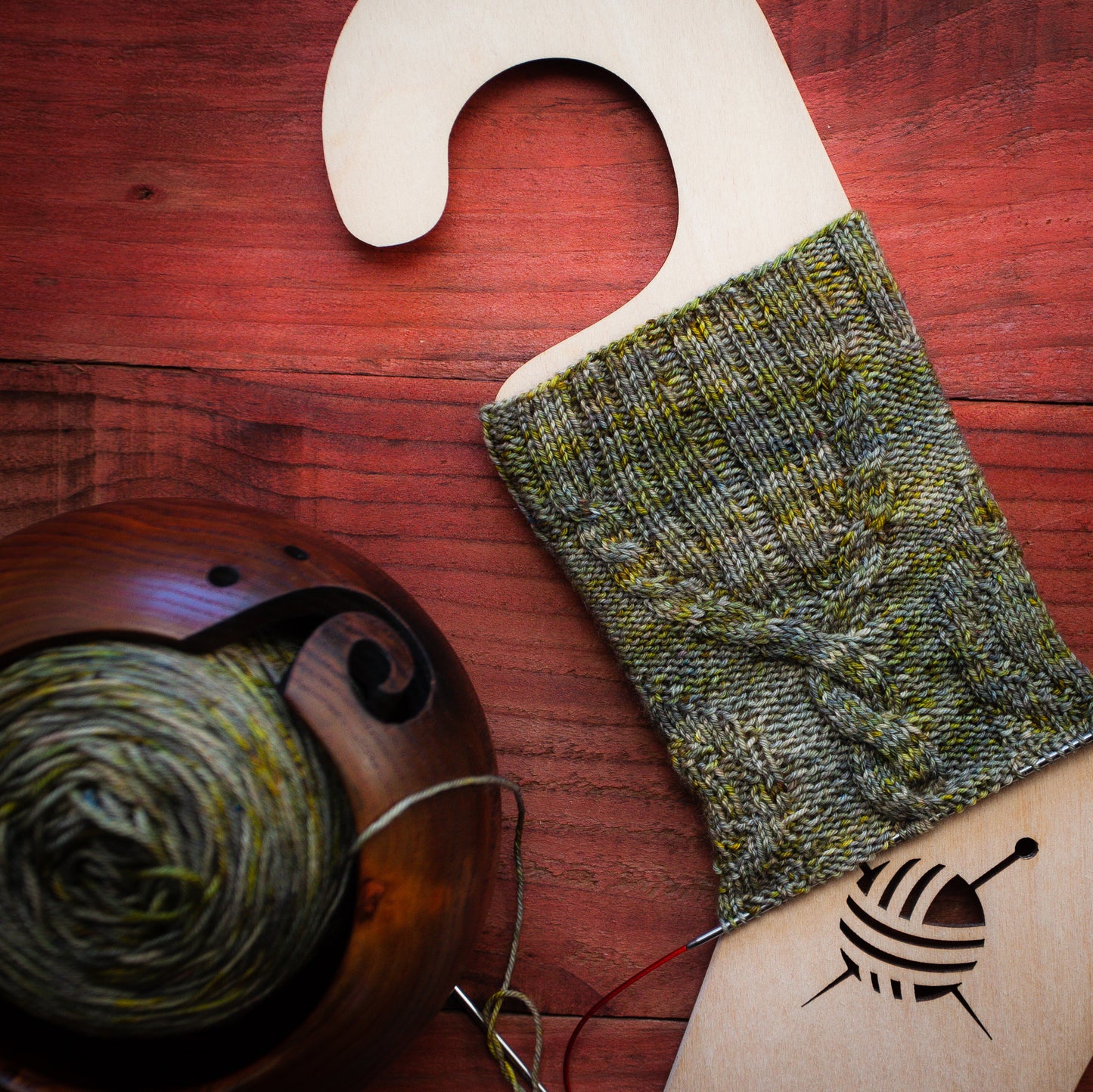 "Forbidden Marshlands" - hand dyed yarn