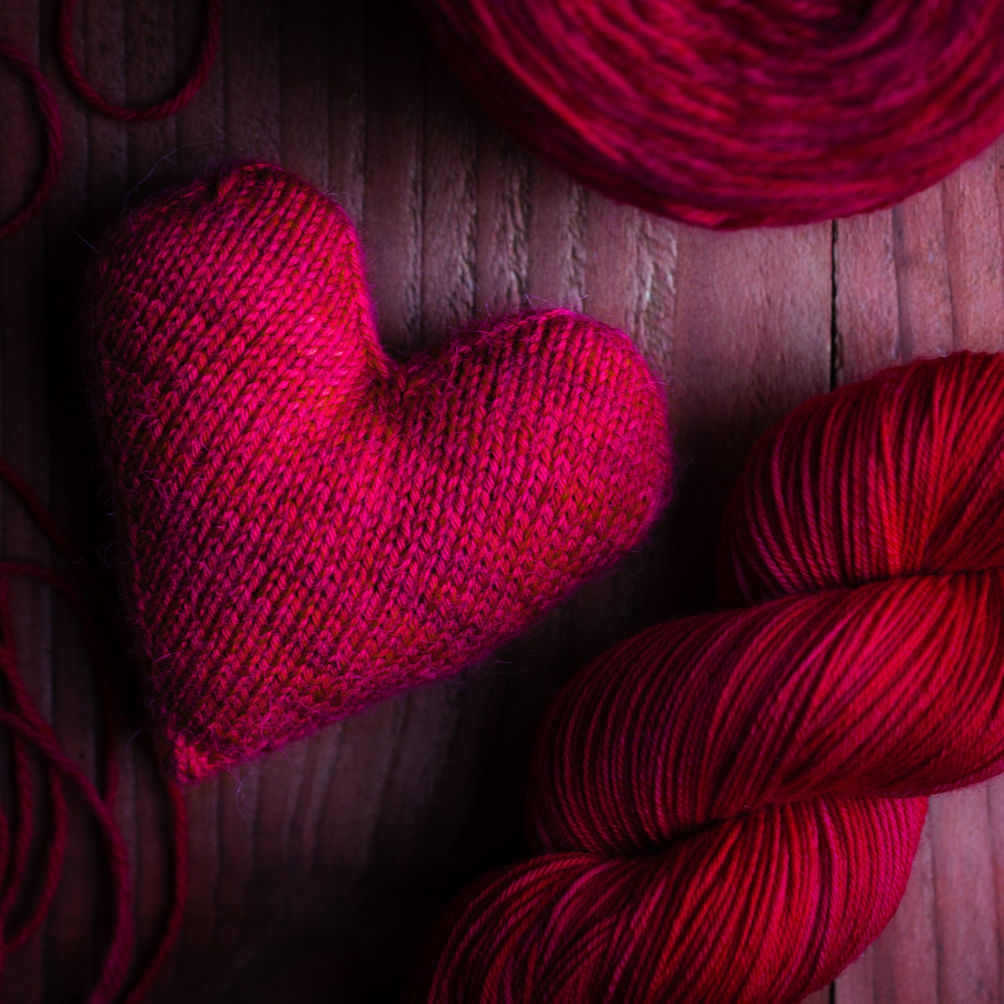 "Berry Compote" - hand dyed yarn