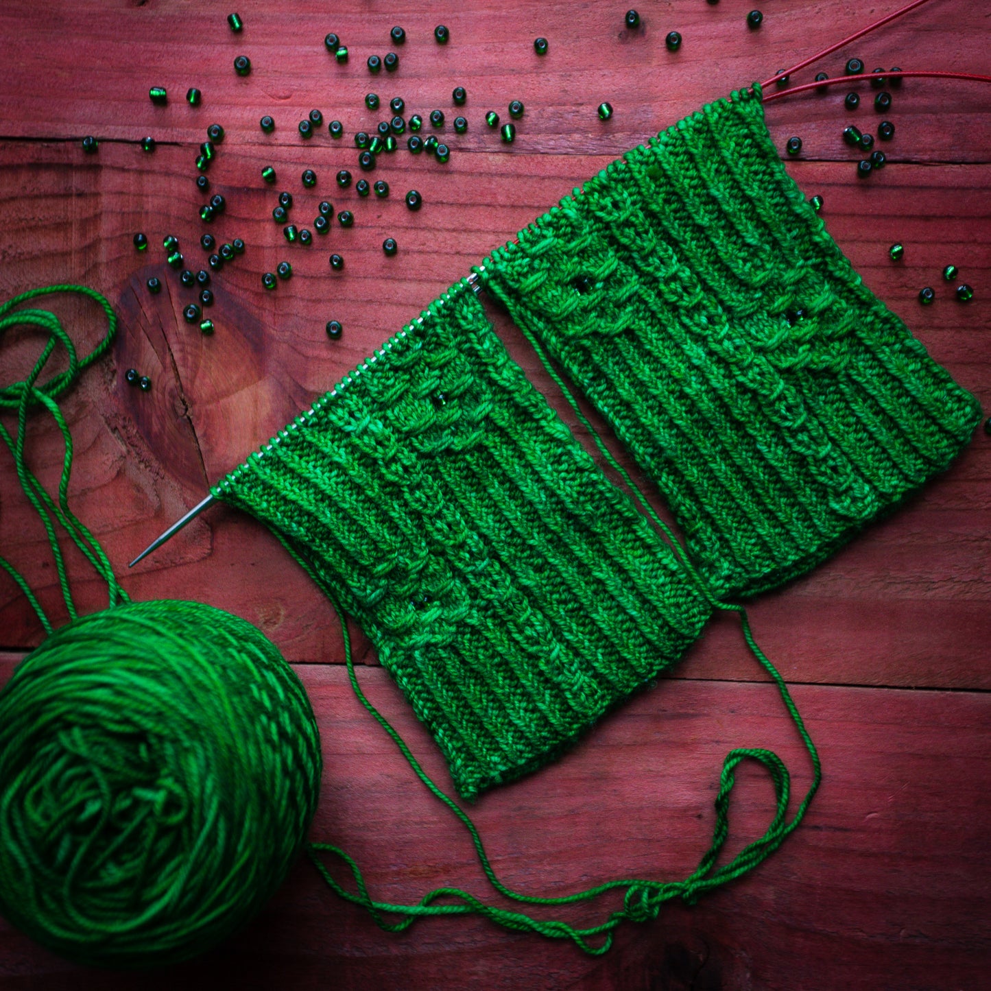 "Leprechaun" - hand dyed yarn