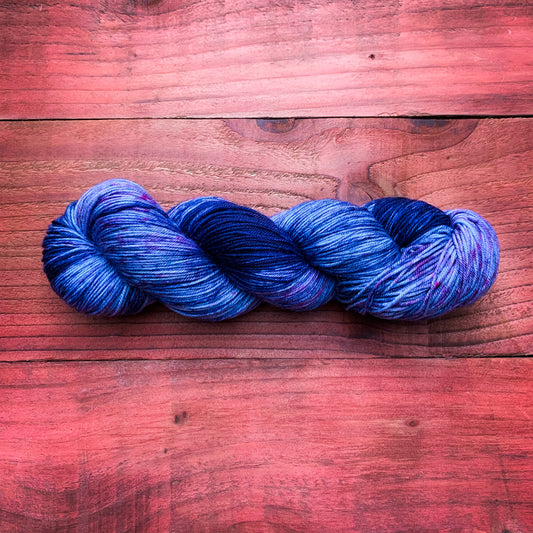 "Blueberry Fields" - hand dyed yarn