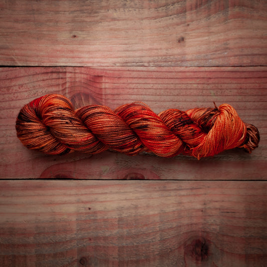 "Pumpkin Patch" - hand dyed yarn