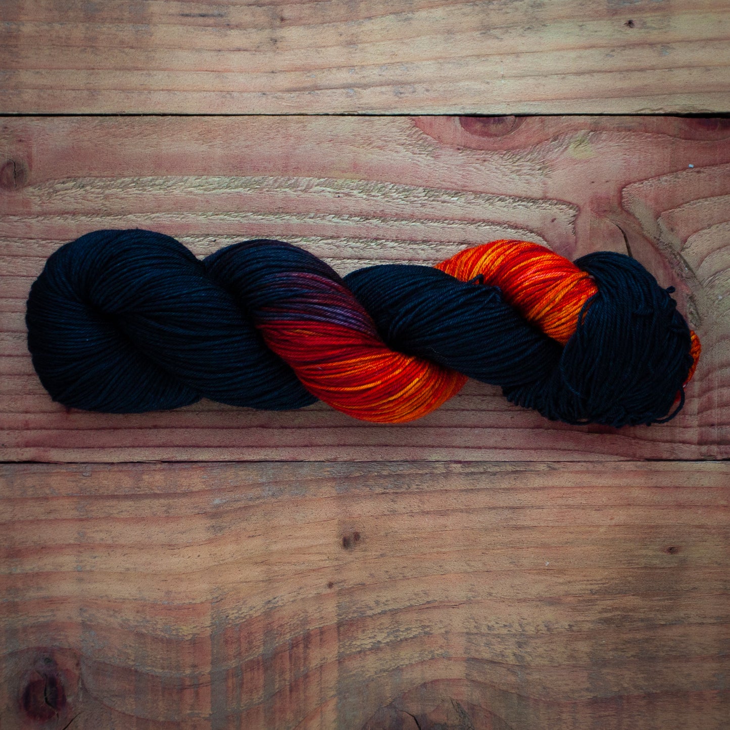 "Fire Pit" - hand dyed yarn