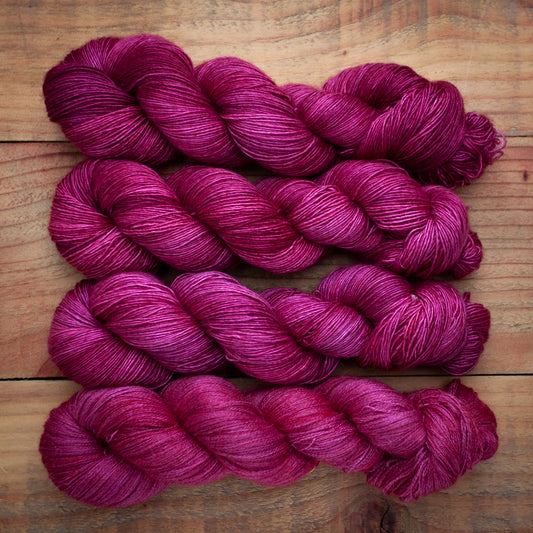 "Very Berry Crush" - hand dyed yarn