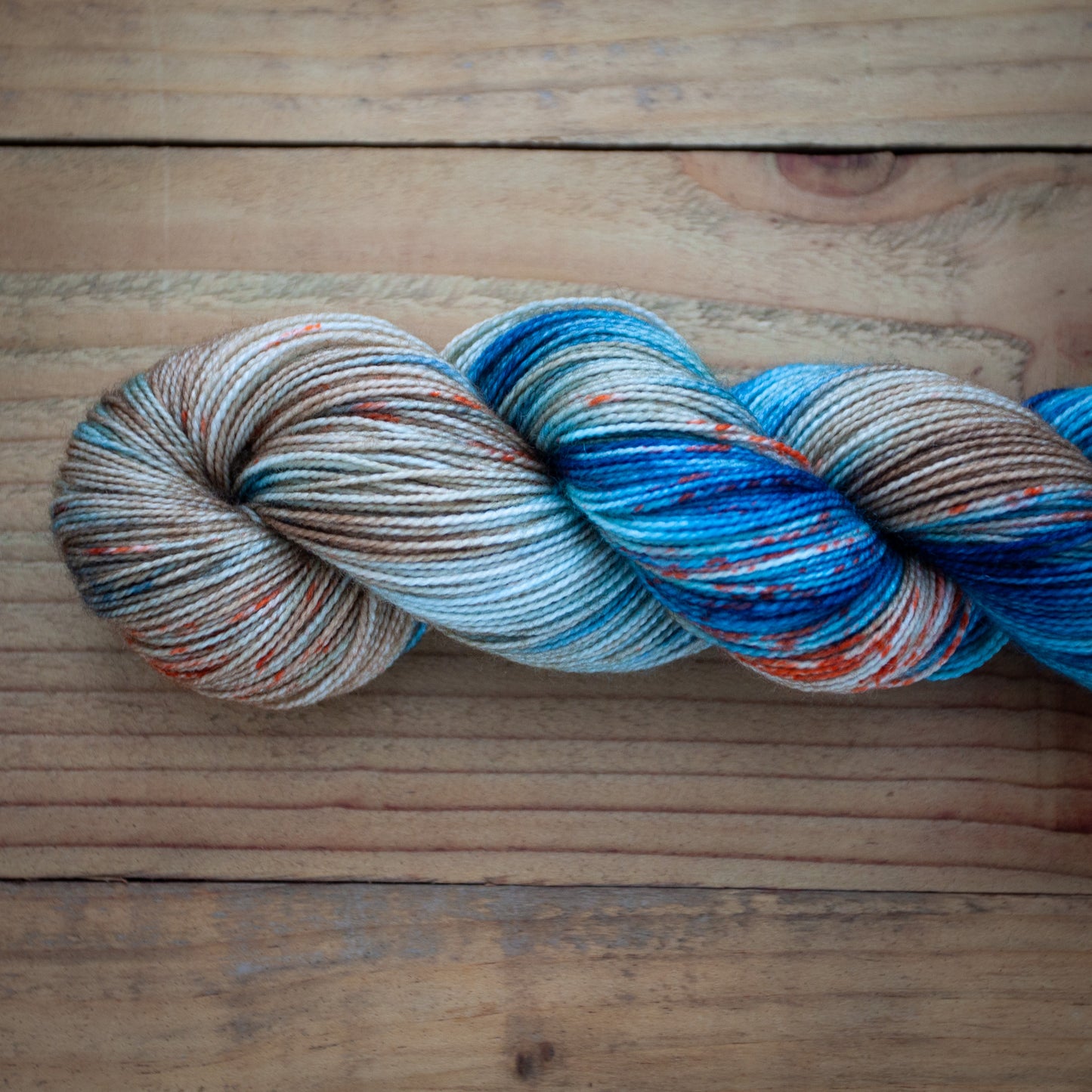"Sea shore breeze" - hand dyed yarn