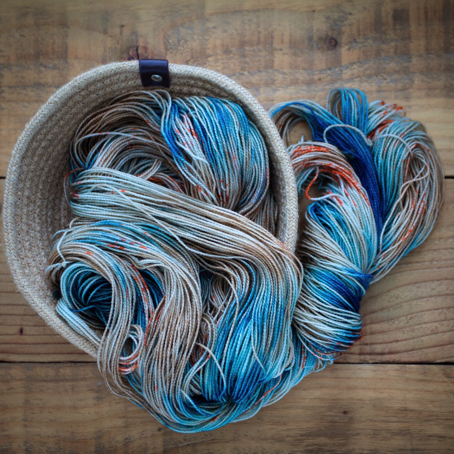 "Sea shore breeze" - hand dyed yarn