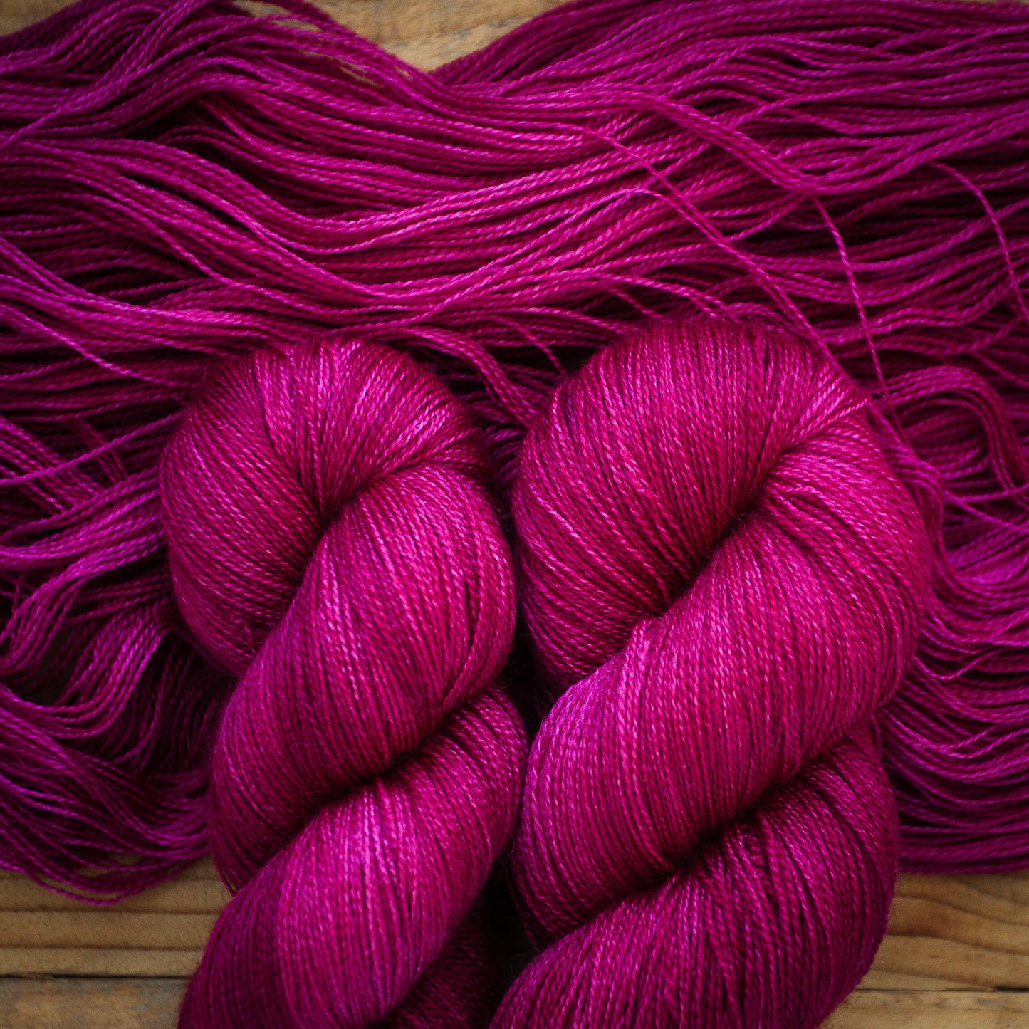 "Very Berry Crush" - hand dyed yarn