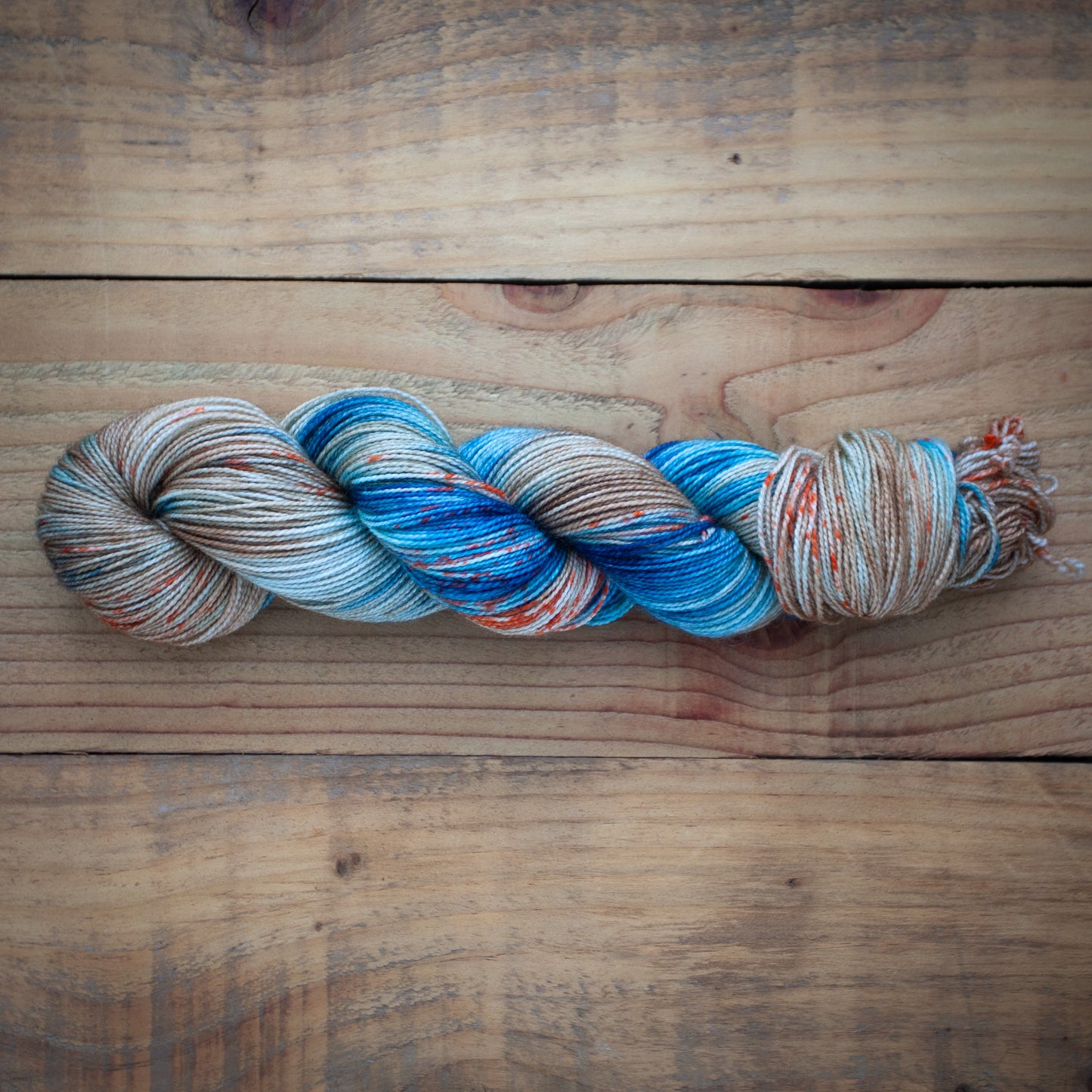 "Sea shore breeze" - hand dyed yarn