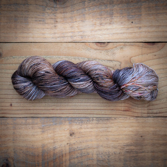 "Coffee Flavoured" - hand dyed yarn