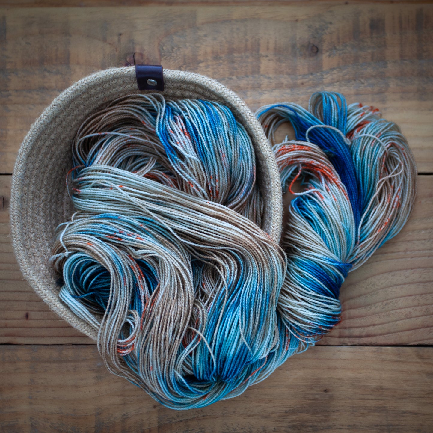 "Sea shore breeze" - hand dyed yarn