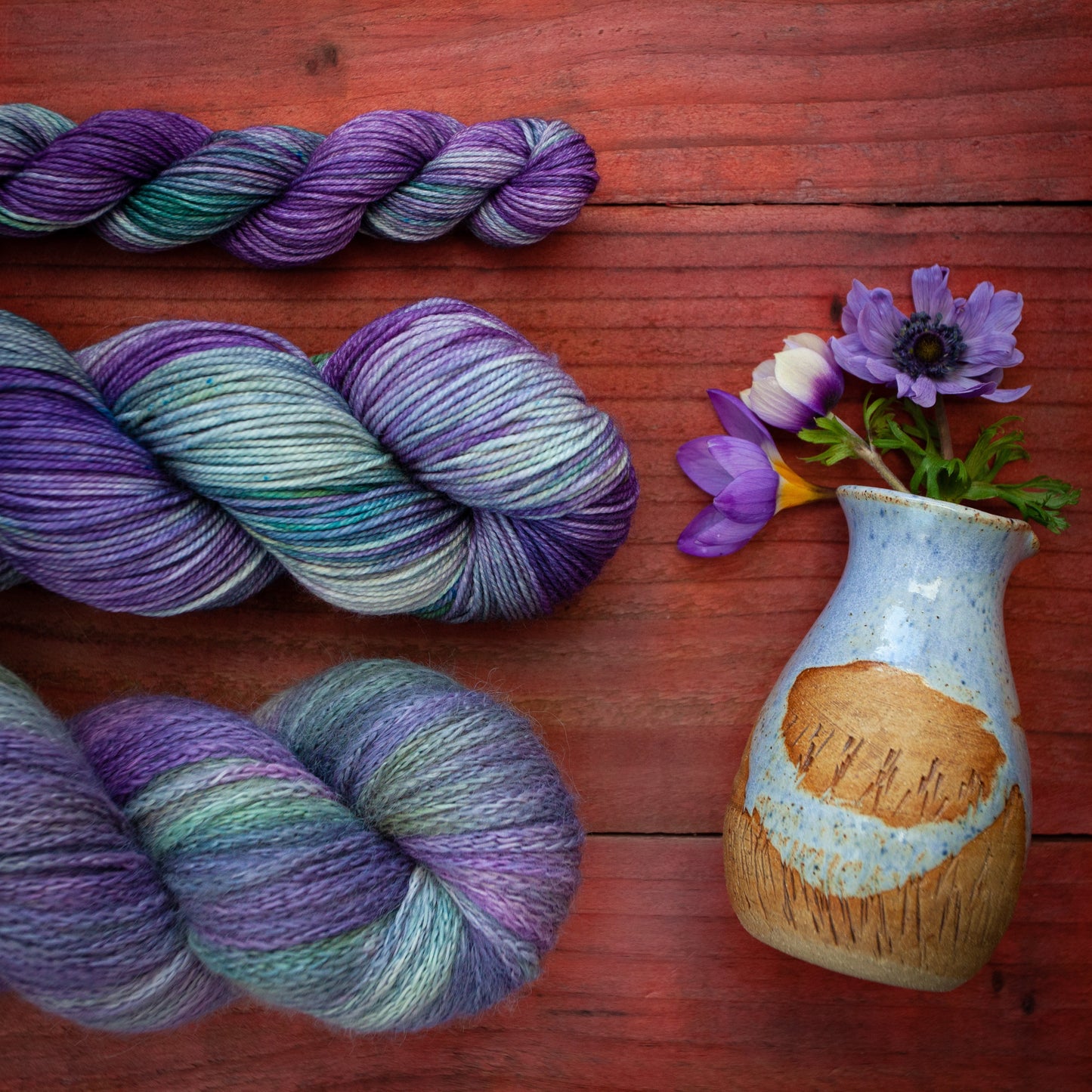 "Spring" - hand dyed yarn