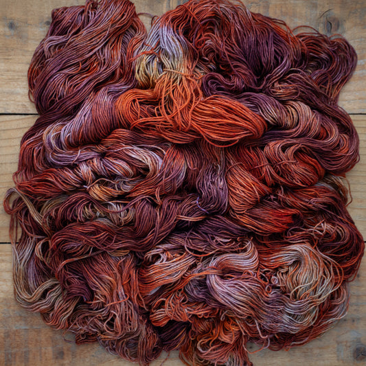 Yak Sock - Superwash Merino/Yak/Nylon - hand dyed yarn - Ready to Ship
