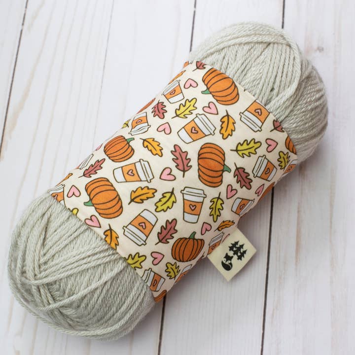 Yarn sleeve (yarn cozy) - Fox & Pine Stitches - Fall Flavours