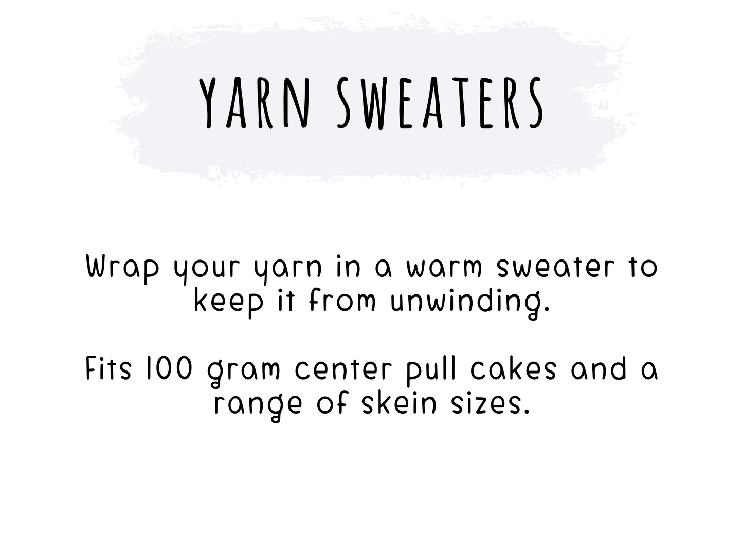 Yarn sleeve (yarn cozy) - Fox & Pine Stitches - Friendly Fox