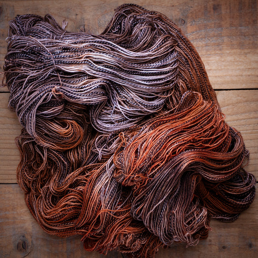 Zebra Sock yarn - Superwash Merino/Nylon 4ply - High Twist - hand dyed yarn - Ready to Ship