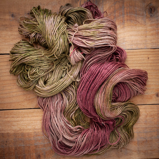 Baby Alpaca/Silk/Cashmere - DK weight - hand dyed yarn - Ready to Ship